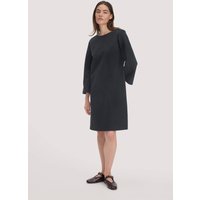 hessnatur Damen Jersey Kleid Mini Regular aus Bio-Baumwolle - schwarz - Größe 38 von hessnatur