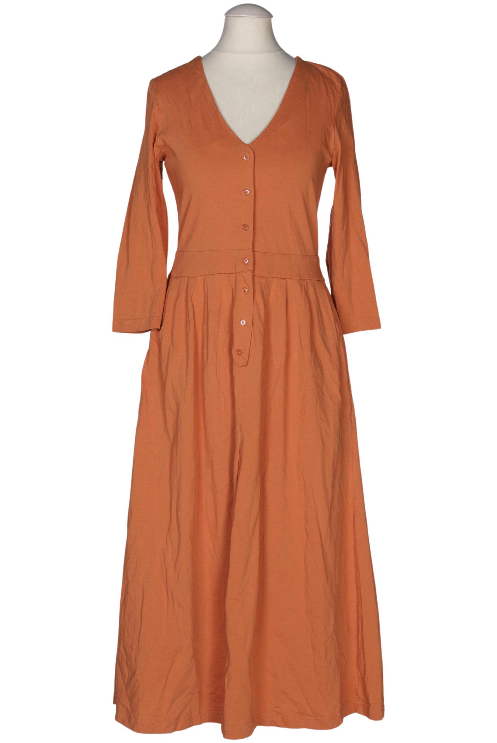 hessnatur Damen Kleid, orange, Gr. 34 von hessnatur