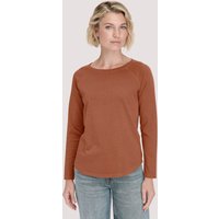 hessnatur Damen Longsleeve Relaxed aus Bio-Baumwolle - braun - Größe 38 hessnatur Damen Longsleeve Relaxed aus Bio-Baumwolle - braun - Größe 38 von hessnatur