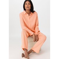 hessnatur Damen Musselin Shirt Oversize PURE COMFORTaus Bio-Baumwolle - orange - Größe 48 von hessnatur