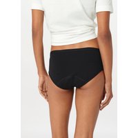 hessnatur Damen Perioden Panty Regular Cut PURE BALANCE aus Bio-Baumwolle und Tencel™Modal - schwarz - Größe 36 von hessnatur