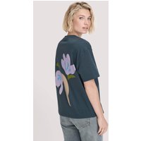 hessnatur Damen Print T-Shirt Oversize aus Bio-Baumwolle - blau - Größe 40 hessnatur Damen Print T-Shirt Oversize aus Bio-Baumwolle - blau - Größe 40 von hessnatur