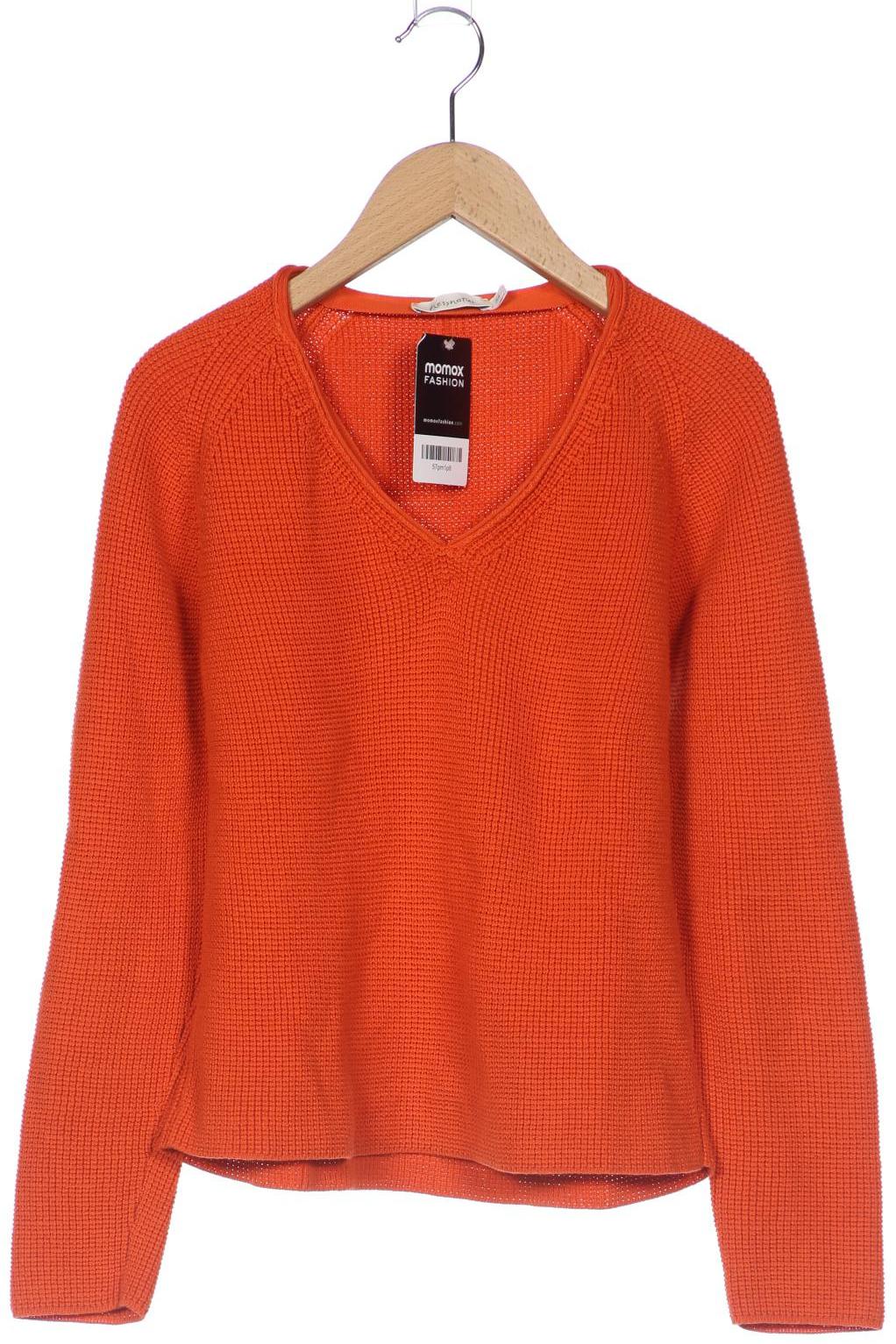 hessnatur Damen Pullover, orange, Gr. 34 von hessnatur