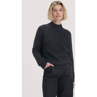 hessnatur Damen Pullover Relaxed aus Bio-Baumwolle - schwarz - Größe XS von hessnatur