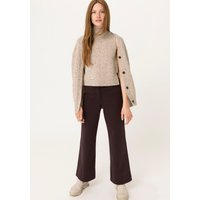 hessnatur Damen Tweed-Pullunder aus Bio-Schurwolle - beige - Größe 40 von hessnatur