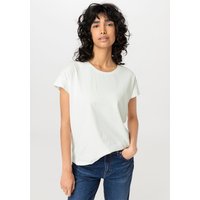 hessnatur Damen Shirt Relaxed aus Bio-Baumwolle - weiß - Größe 42 von hessnatur