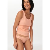 hessnatur Damen Slip Low Cut im 2er-Pack PURE NATURE aus Bio-Baumwolle - orange - Größe 46 von hessnatur