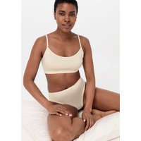 hessnatur Damen Taillenslip High Waist im 2er-Pack PURE NATURE aus Bio-Baumwolle - natur - Größe 46 von hessnatur