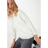 hessnatur Damen Slub Shirt Regular aus Bio-Baumwolle - weiß - Größe 34 von hessnatur