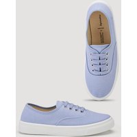 hessnatur Damen Sneaker Canvas - lila - Größe 36 von hessnatur