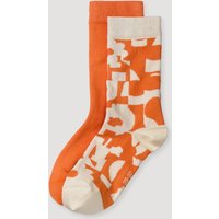 hessnatur Damen-Socken im 2er-Pack aus Bio-Baumwolle - orange - Größe 35-37 von hessnatur