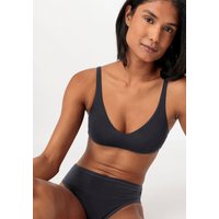 hessnatur Damen Soft BH PURE SENSE aus TENCEL™ Modal - schwarz - Größe 40 von hessnatur