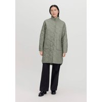 hessnatur Damen Steppmantel NATURE SHELL Relaxed mit innovativer Wattierung - grün - Größe M von hessnatur