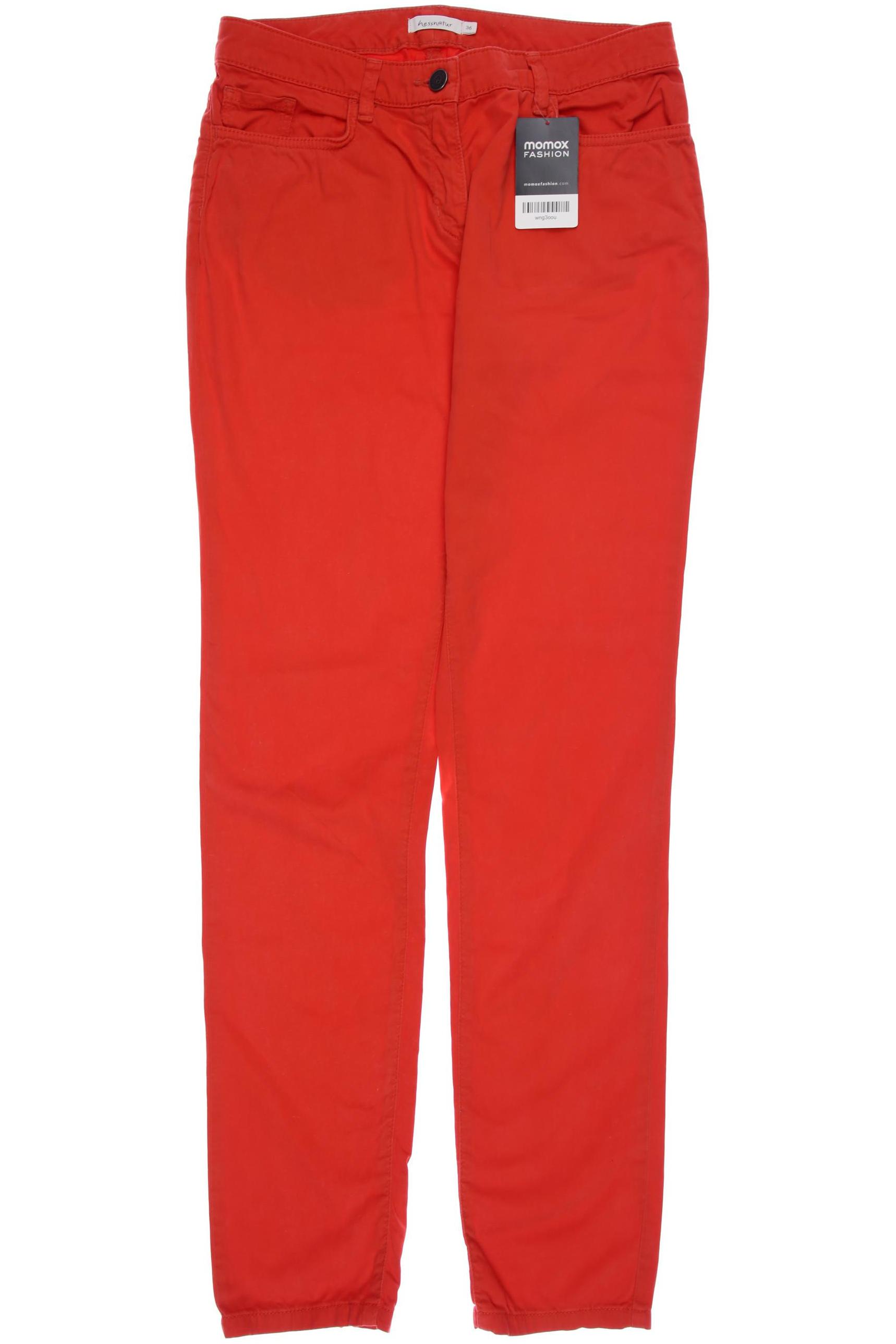 hessnatur Damen Stoffhose, rot von hessnatur