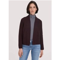 hessnatur Damen Strick Jacke Relaxed aus Bio-Baumwolle - braun - Größe XL von hessnatur