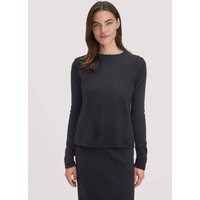 hessnatur Damen Strick Pullover Regular BETTER RECYCLING aus Cashmere - schwarz - Größe S von hessnatur
