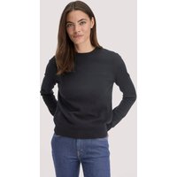 hessnatur Damen Strick Pullover Regular aus Bio-Merinowolle mit Cashmere - schwarz - Größe XXL von hessnatur