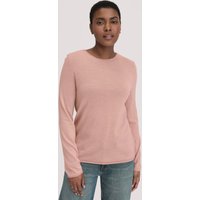 hessnatur Damen Strick Pullover Regular aus Bio-Merinowolle - rosa - Größe M von hessnatur
