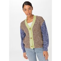 hessnatur Damen Strickjacke Relaxed aus Bio-Baumwolle - blau - Größe M von hessnatur