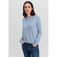 hessnatur Damen Pullover Regular aus Kaschmir - blau - Größe 36 von hessnatur