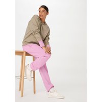 hessnatur Damen Sweat-Hose Relaxed aus Bio-Baumwolle - rosa - Größe 40 von hessnatur