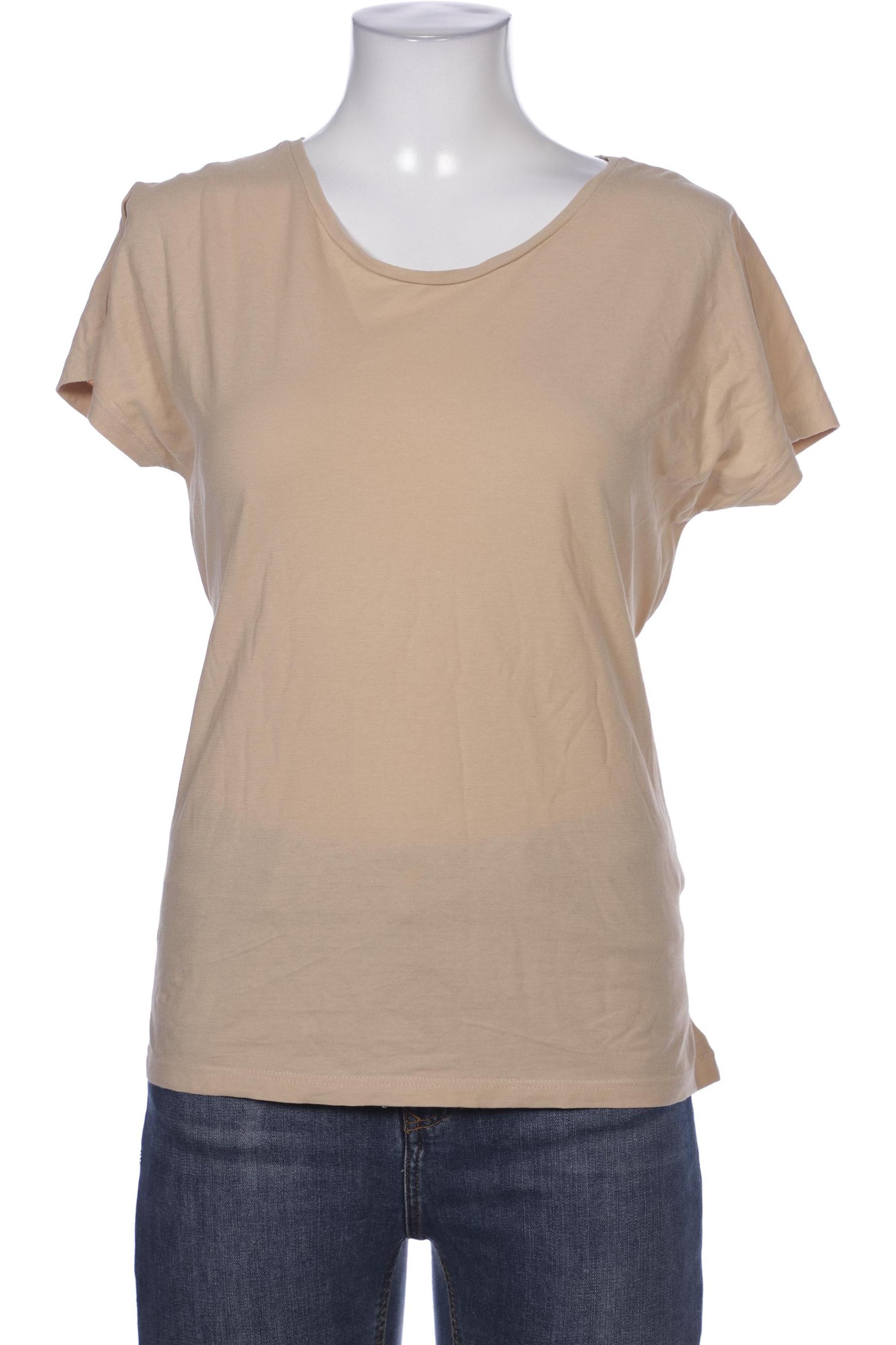 hessnatur Damen T-Shirt, beige, Gr. 38 von hessnatur
