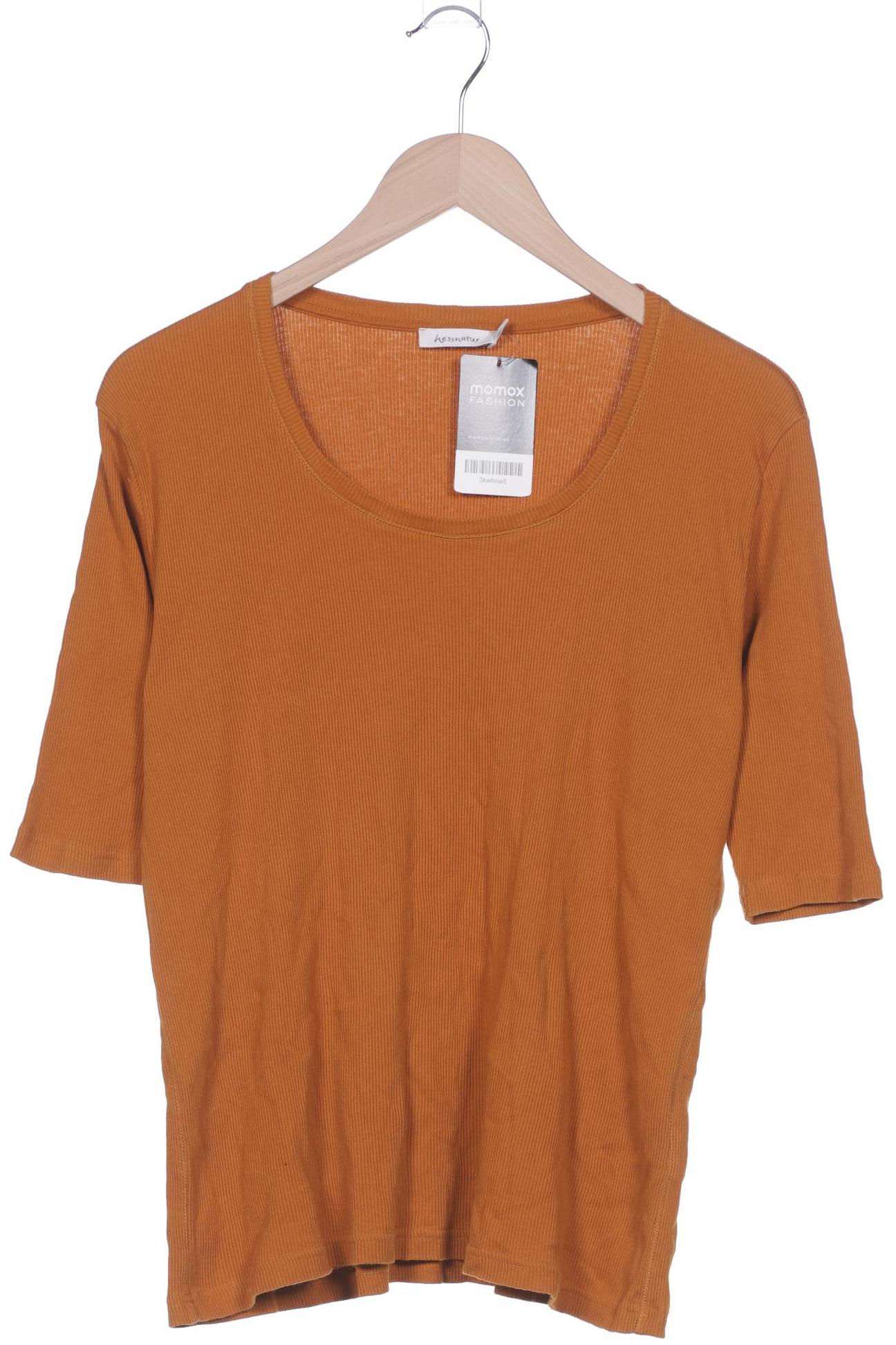 hessnatur Damen T-Shirt, orange, Gr. 48 von hessnatur