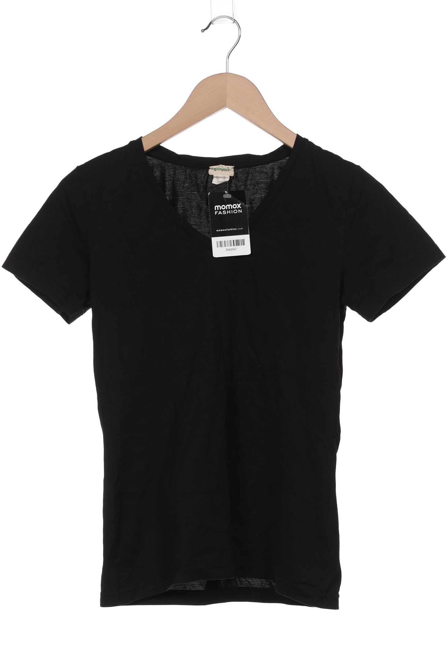 hessnatur Damen T-Shirt, schwarz von hessnatur