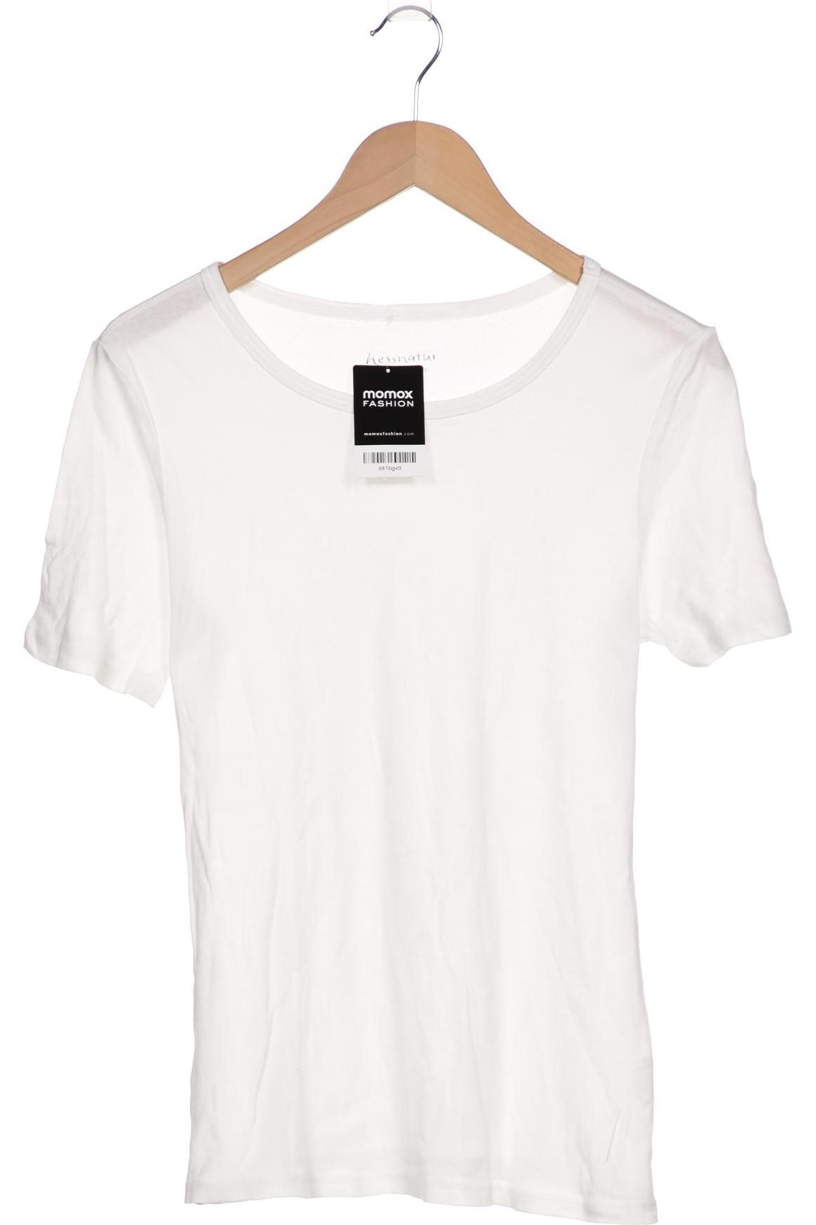 hessnatur Damen T-Shirt, weiß, Gr. 40 von hessnatur