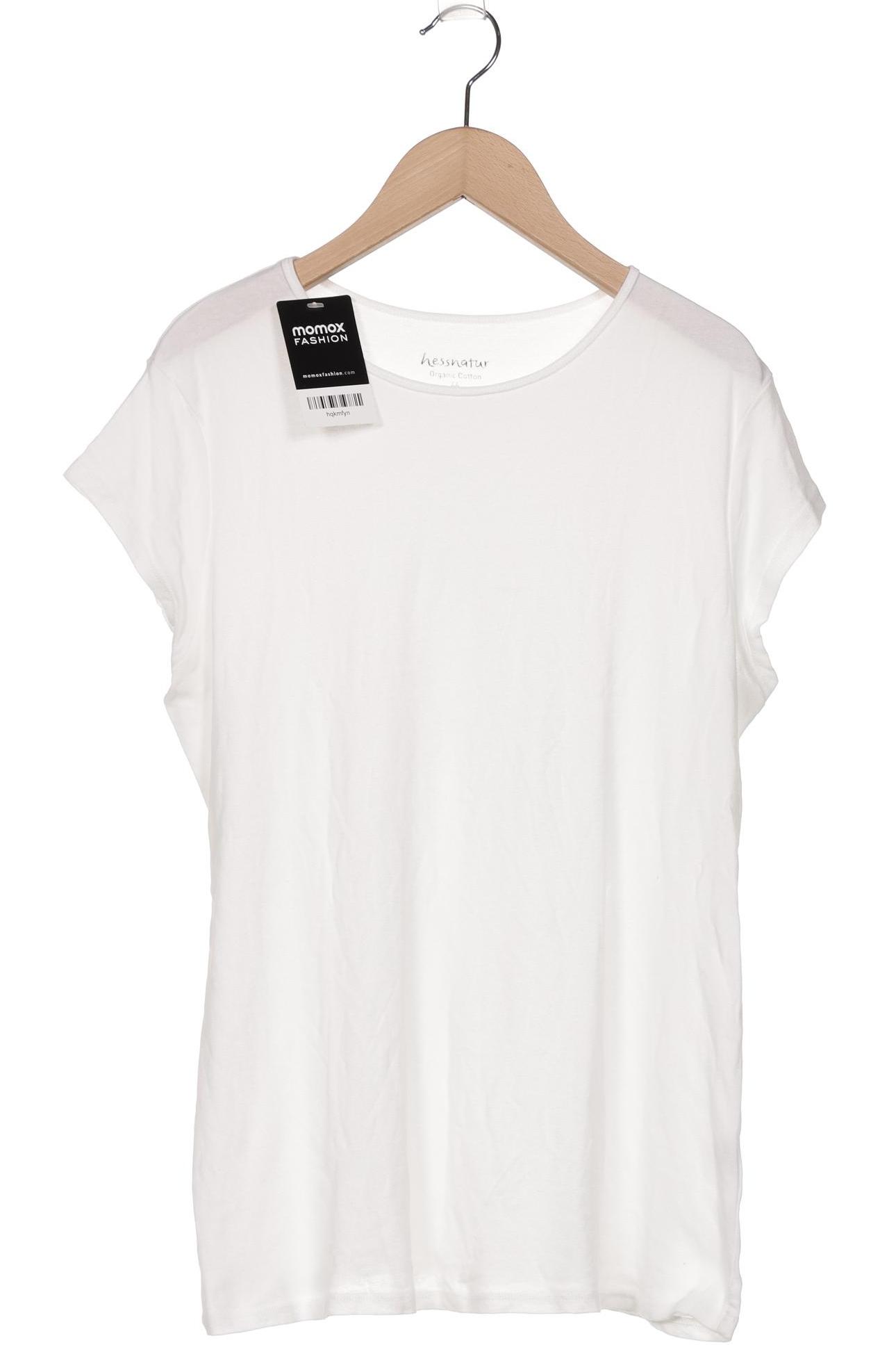 hessnatur Damen T-Shirt, weiß, Gr. 44 von hessnatur