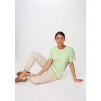 hessnatur Damen T-Shirt Regular aus Bio-Baumwolle - grün - Größe 48 von hessnatur