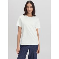 hessnatur Damen Heavy T-Shirt Regular aus Bio-Baumwolle - weiß - Größe 40 von hessnatur