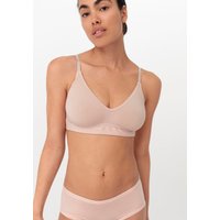 hessnatur Damen Triangel-BH aus Bio-Baumwolle und Tencel™Modal - rosa - Größe 80E von hessnatur