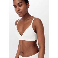 hessnatur Damen Triangel BH bügellos PURE SENSE aus Bio-Baumwolle und Tencel™Modal - weiß - Größe 70B von hessnatur