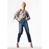 hessnatur Damen WUNDERKIND X HESSNATUR Jeans Barrel Leg aus Bio-Denim - blau - Größe 25/30 von hessnatur