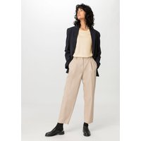 hessnatur Damen Hose Ballon Relaxed aus Bio-Baumwolle - beige - Größe 38 von hessnatur