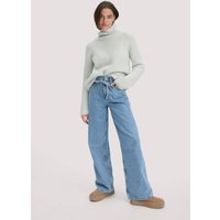 hessnatur Damen Winter-Boots aus chromfrei gegerbtem Nubukleder - beige - Größe 41 von hessnatur