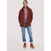 hessnatur Damen Winter-Boots aus chromfrei gegerbtem Nubukleder - orange - Größe 38 von hessnatur