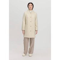 hessnatur Damen Woll-Mantel Relaxed aus Bio-Merinowolle - natur - Größe 36 von hessnatur
