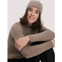 hessnatur FTC × HESSNATUR Mütze aus Cashmere - braun - Größe 1size von hessnatur