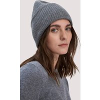 hessnatur FTC × HESSNATUR Mütze aus Cashmere - grau - Größe 1size von hessnatur