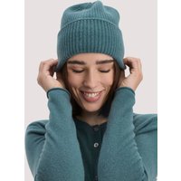 hessnatur FTC × HESSNATUR Mütze aus Cashmere - grün - Größe 1size von hessnatur