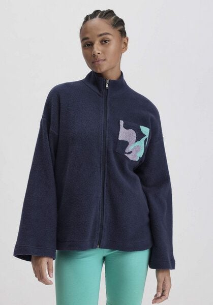 hessnatur Fleece Jacke Relaxed ACTIVE LIGHT aus reiner Bio-Baumwolle von hessnatur