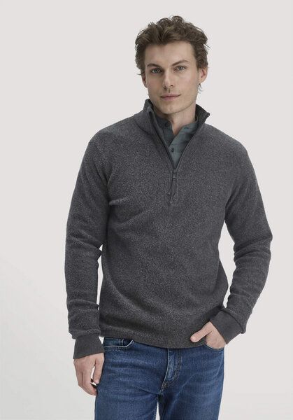 hessnatur Fleece Troyer Relaxed aus reiner Bio-Baumwolle von hessnatur