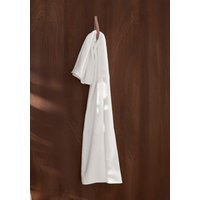 hessnatur Frottier Handtuch Rippstruktur aus Bio-Baumwolle - weiß - Größe 70x140 cm von hessnatur