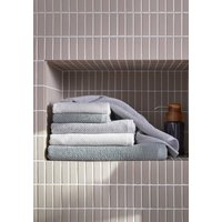 hessnatur Frottier-Handtuch mit Struktur aus Bio-Baumwolle - grau - Größe 50x100 cm hessnatur Frottier-Handtuch mit Struktur aus Bio-Baumwolle - grau - Größe 50x100 cm von hessnatur