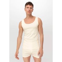 hessnatur Herren Athletic Shirt im 2er-Pack PURE NATURE aus Bio-Baumwolle - natur - Größe 7 = XL von hessnatur