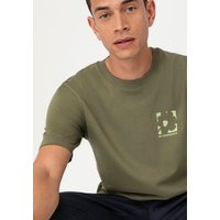 hessnatur Herren Heavy Shirt Relaxed aus Bio-Baumwolle - grün - Größe S von hessnatur