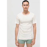 hessnatur Herren T-Shirt PureDAILY im 2er Set aus Bio-Baumwolle - weiß - Größe 5 von hessnatur