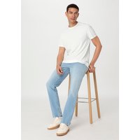 hessnatur Herren Jeans BEN Regular Straight aus Bio-Denim - blau - Größe 33/32 von hessnatur